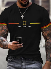 Men's Germany Printed Short Sleeve T-Shirt