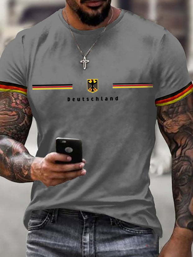 Men's Germany Printed Short Sleeve T-Shirt