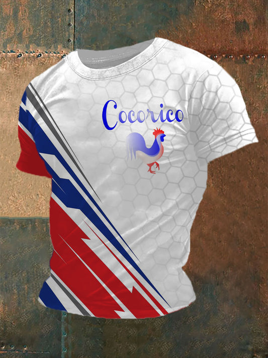 Men's Cocorico Printed Short Sleeve T-Shirt